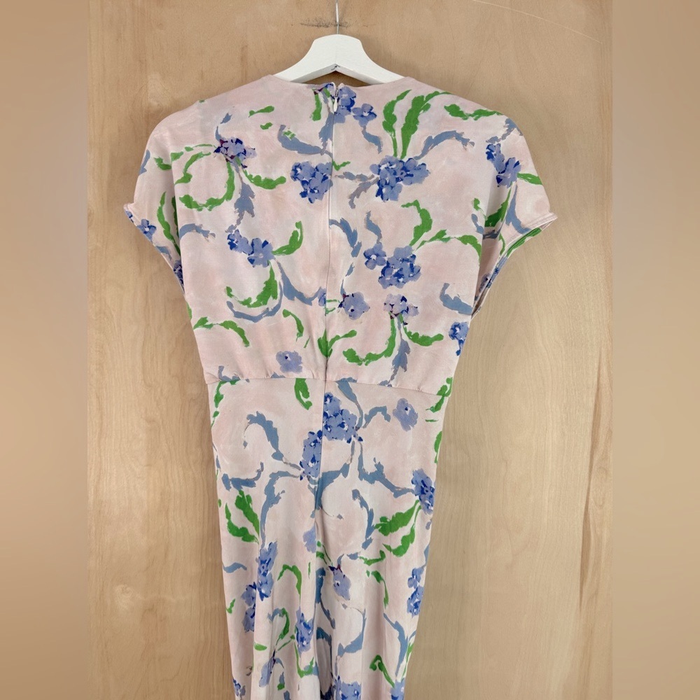 Prabal Gurung Collective Brushstroke Floral Midi Dress - Picture 12 of 12